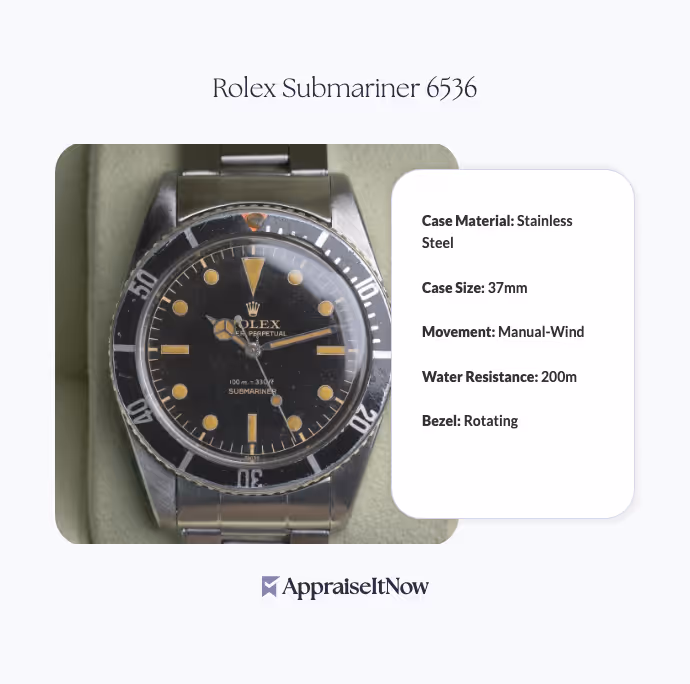 Facts of a Rolex Submariner 6536