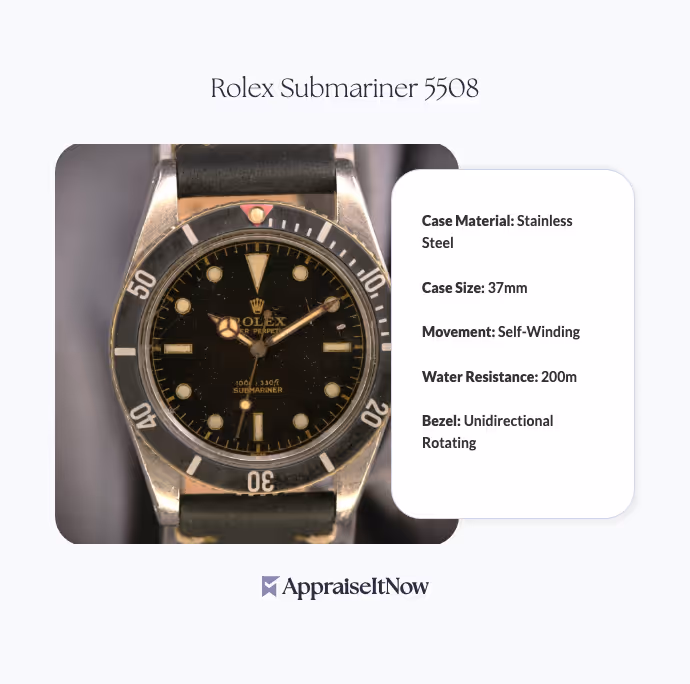 Facts of a Rolex Submariner 5508
