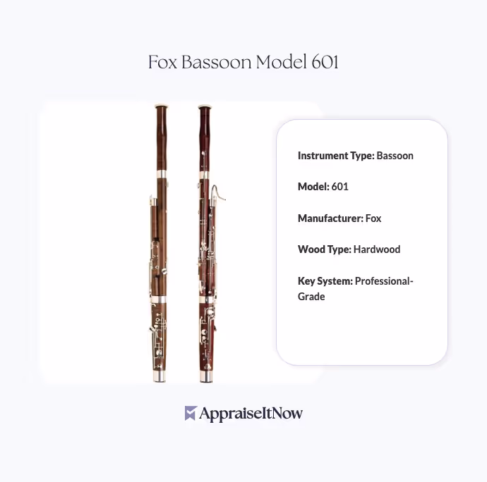 Facts of a Fox Bassoon Model 601