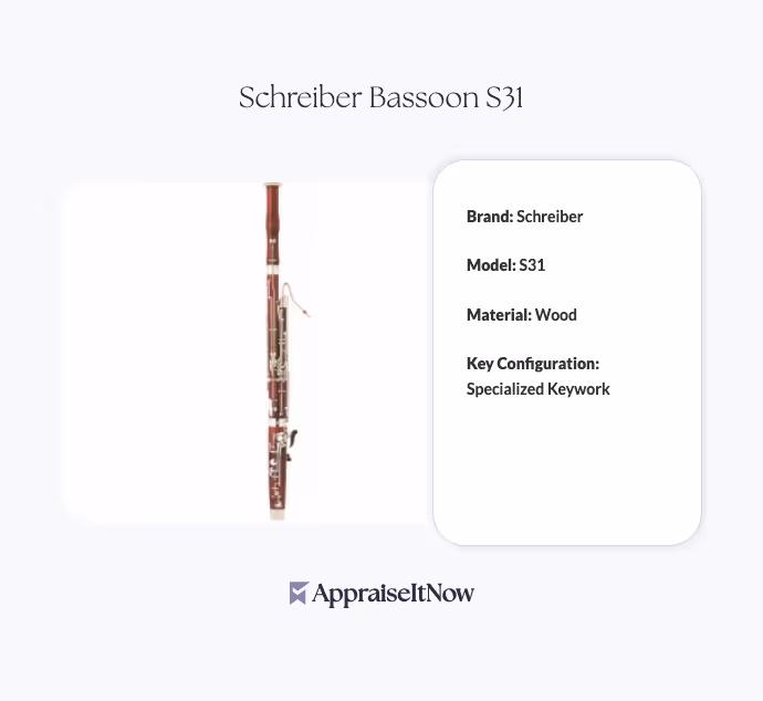 Facts of a Schreiber Bassoon S31