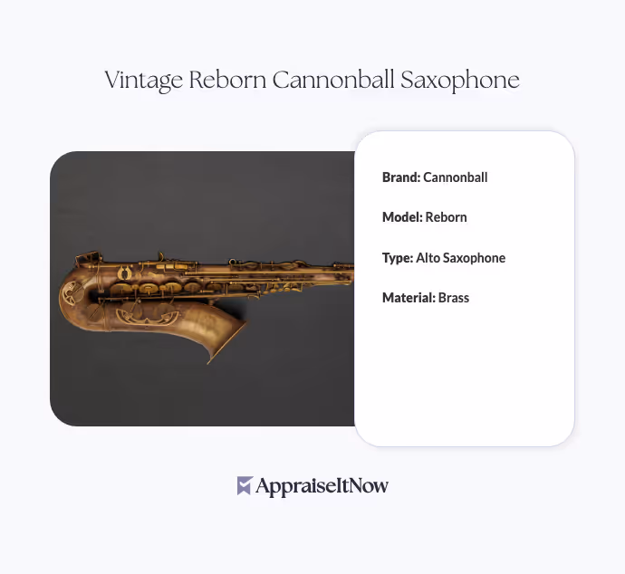 Facts of a Vintage Reborn Cannonball Saxophone