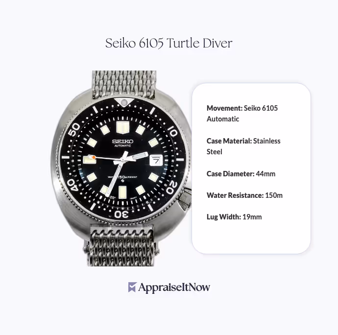 Facts of a Seiko 6105 Turtle Diver