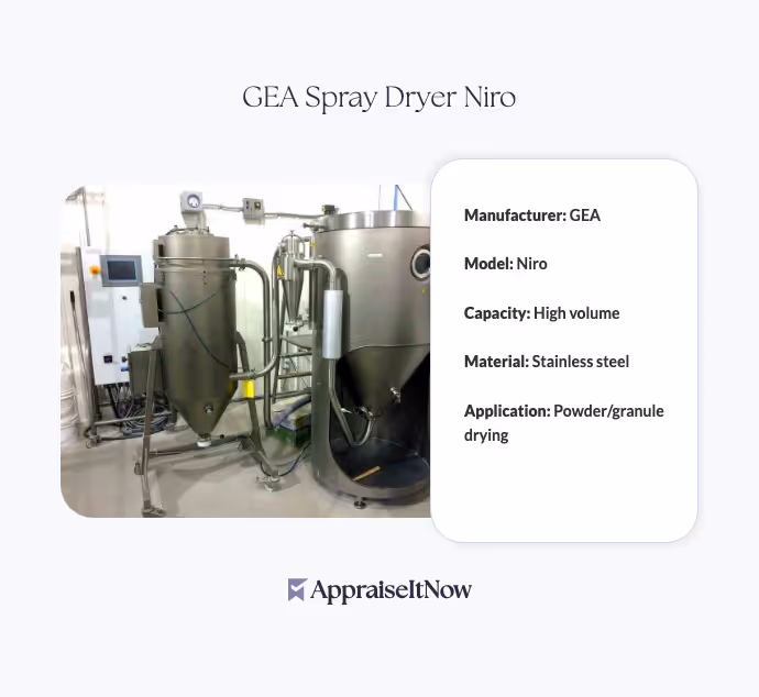 GEA Spray Dryer Niro