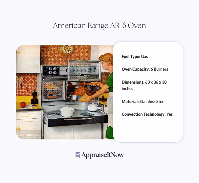 American Range AR-6 Oven