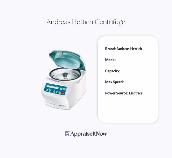 Andreas Hettich Centrifuge