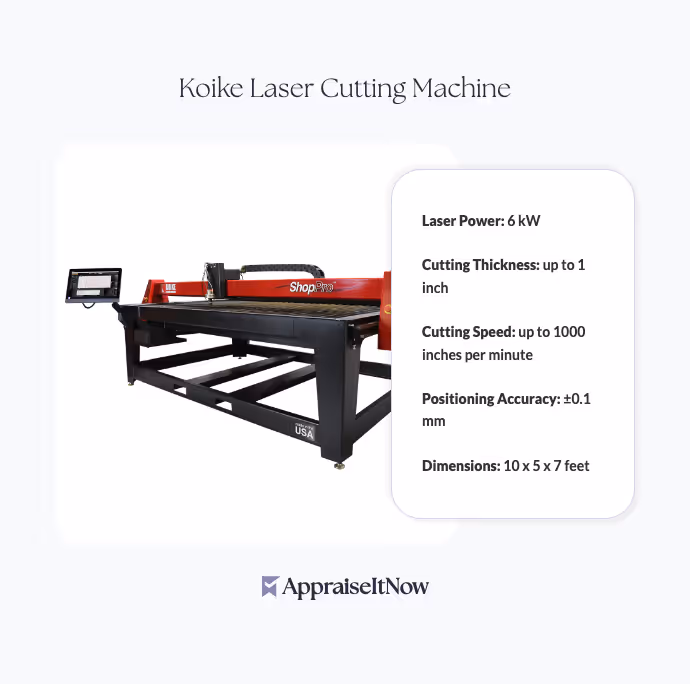 Koike Laser Cutting Machine