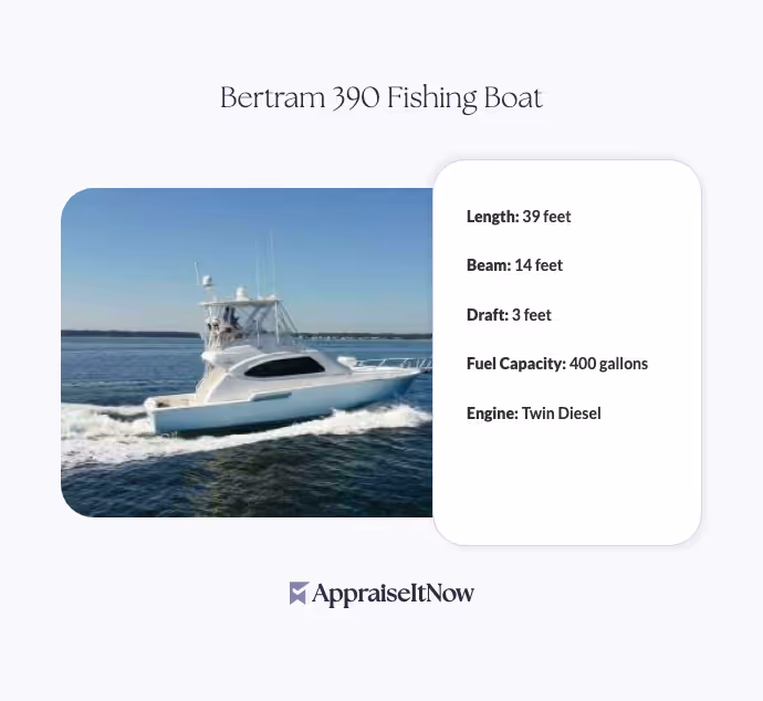 Bertram 390 Fishing Boat