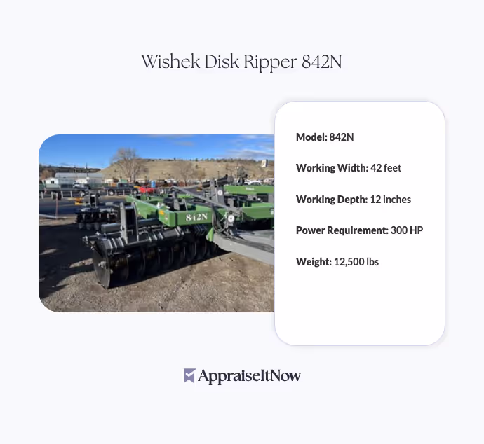 Wishek Disk Ripper 842N