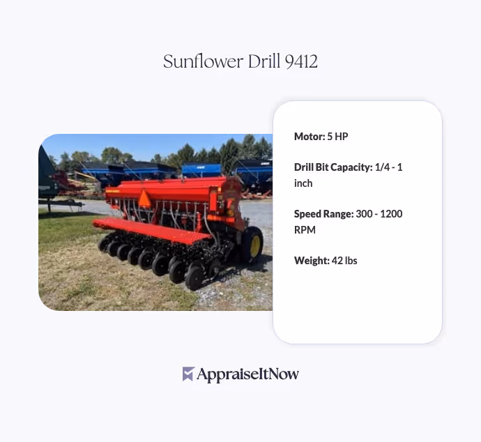 Sunflower Drill 9412