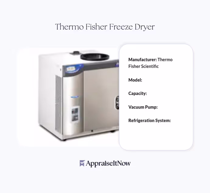 Thermo Fisher Freeze Dryer