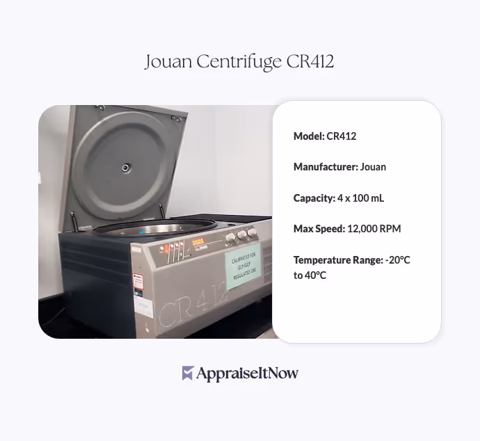 Jouan Centrifuge CR412