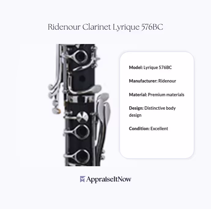 Facts of a Ridenour Clarinet Lyrique 576BC