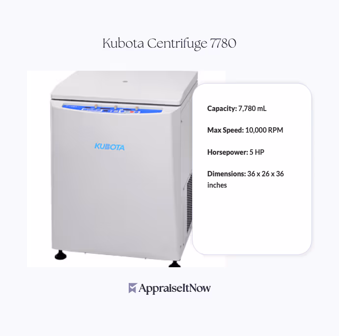 Kubota Centrifuge 7780