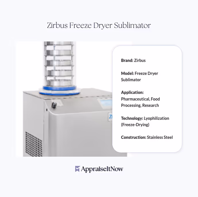 Zirbus Freeze Dryer Sublimator