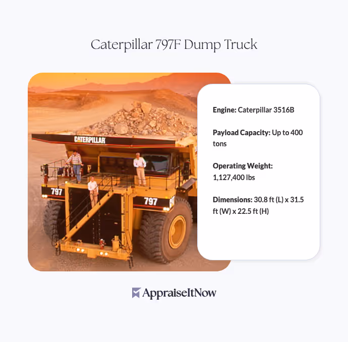 Facts of a Caterpillar 797F Dump Truck