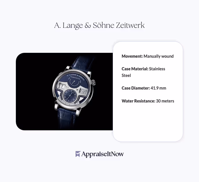 Facts of an A. Lange & Söhne Zeitwerk
