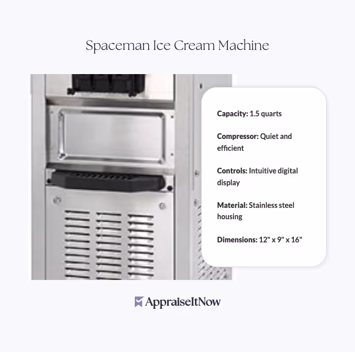 Spaceman Ice Cream Machine