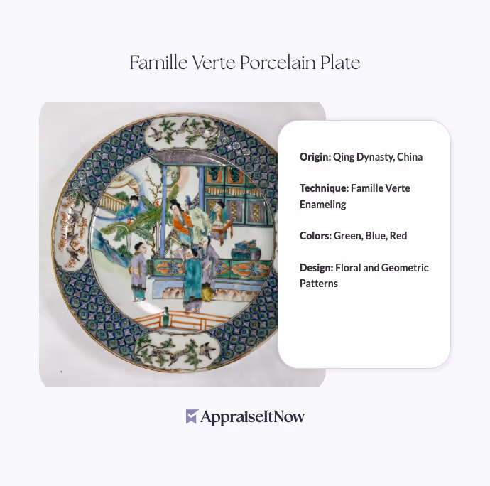 Famille Verte Porcelain Plate