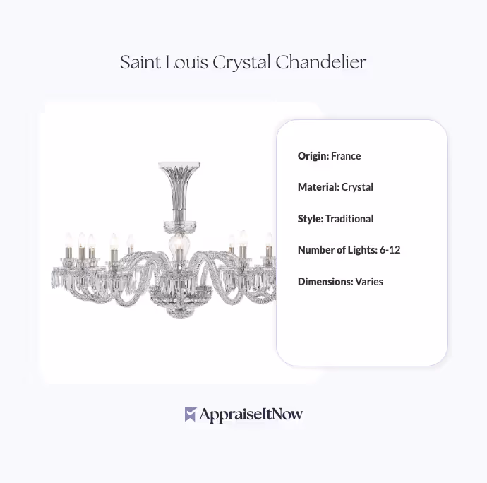 Saint Louis Crystal Chandelier