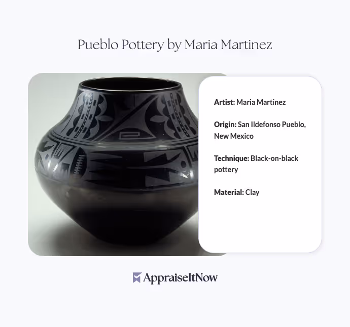 Pueblo Pottery by Maria Martinez