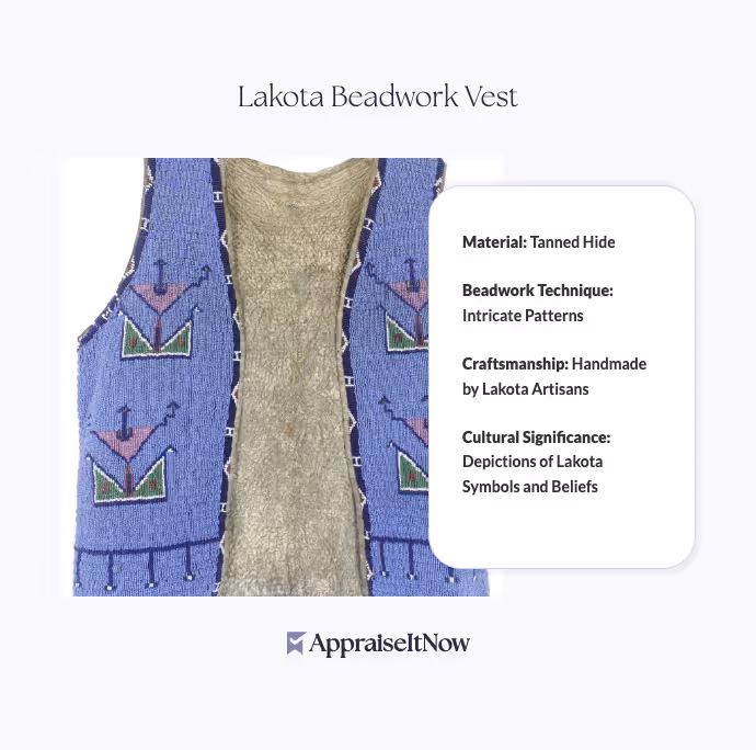 Lakota Beadwork Vest