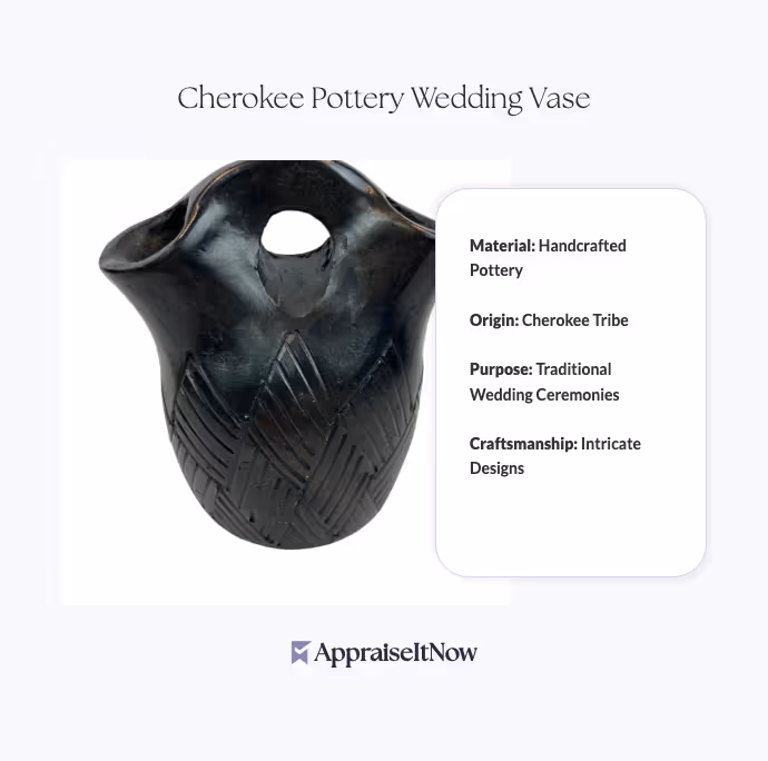 Cherokee Pottery Wedding Vase