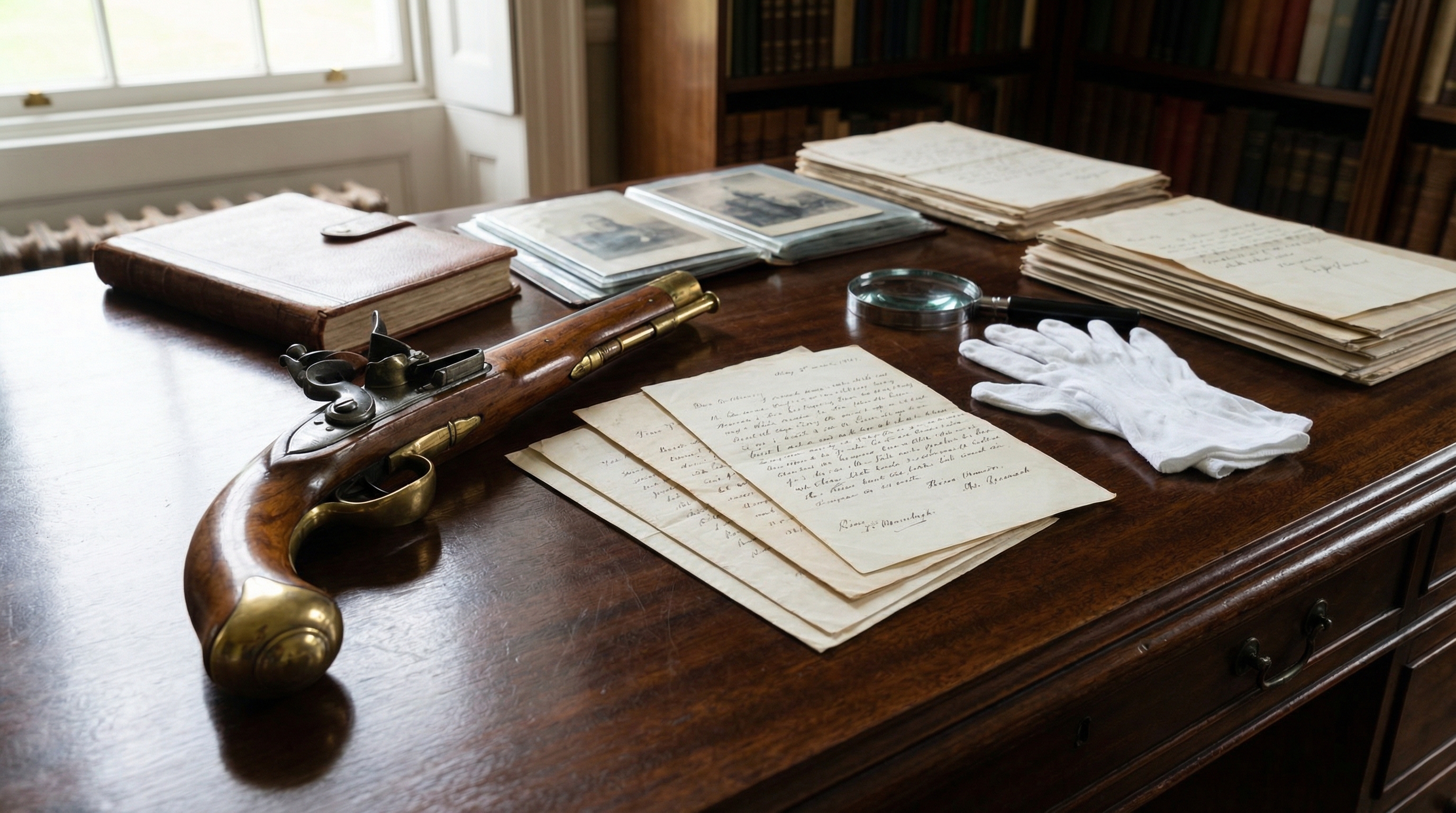 Properly prepared antique gun with documentation