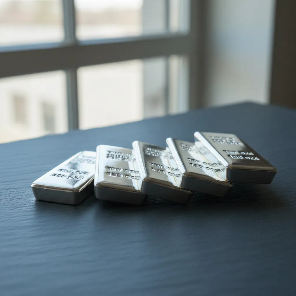 5 oz Silver Bars Appraisal Cartoon Image from AppraiseItNow