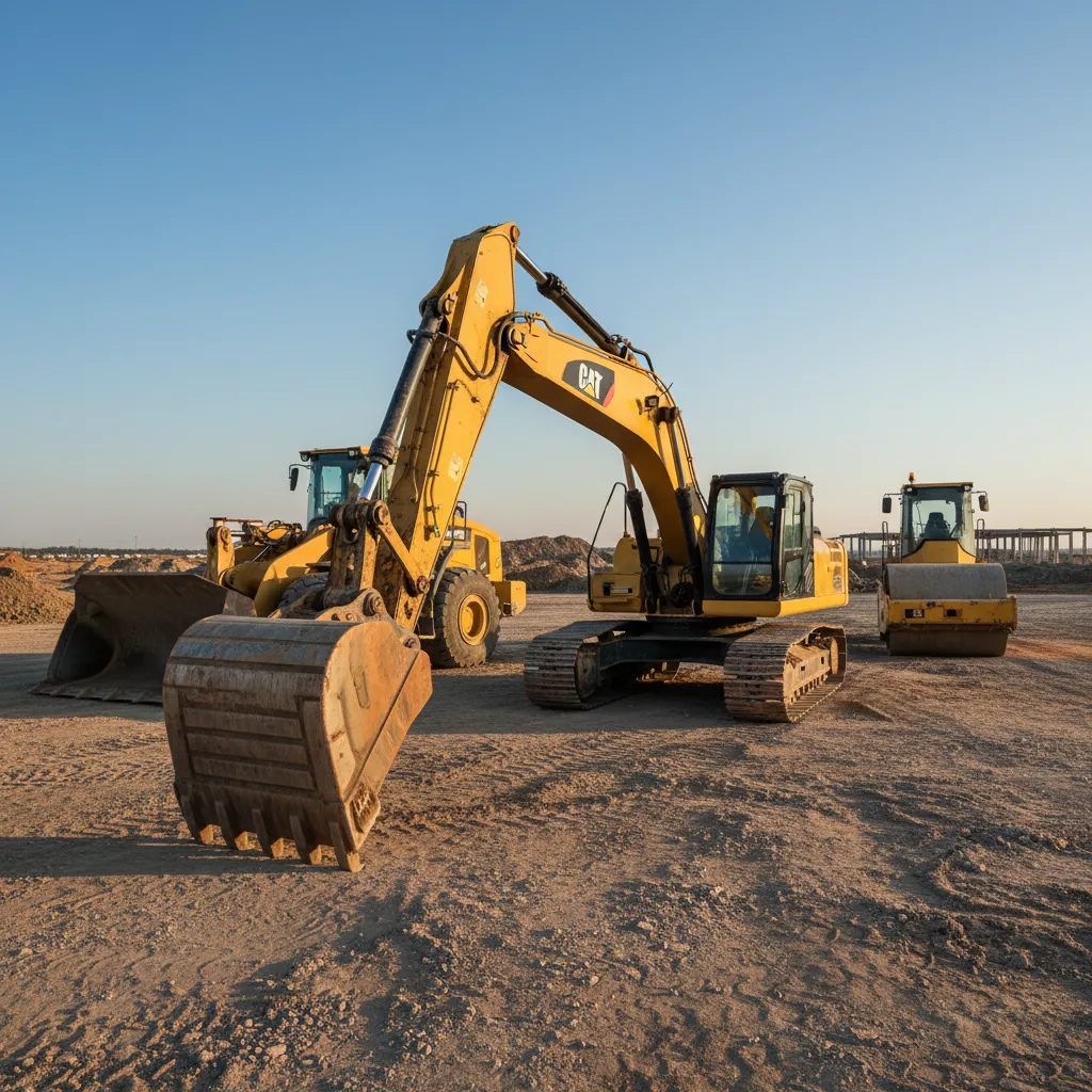 Construction Equipment Appraisal Cartoon Image from AppraiseItNow