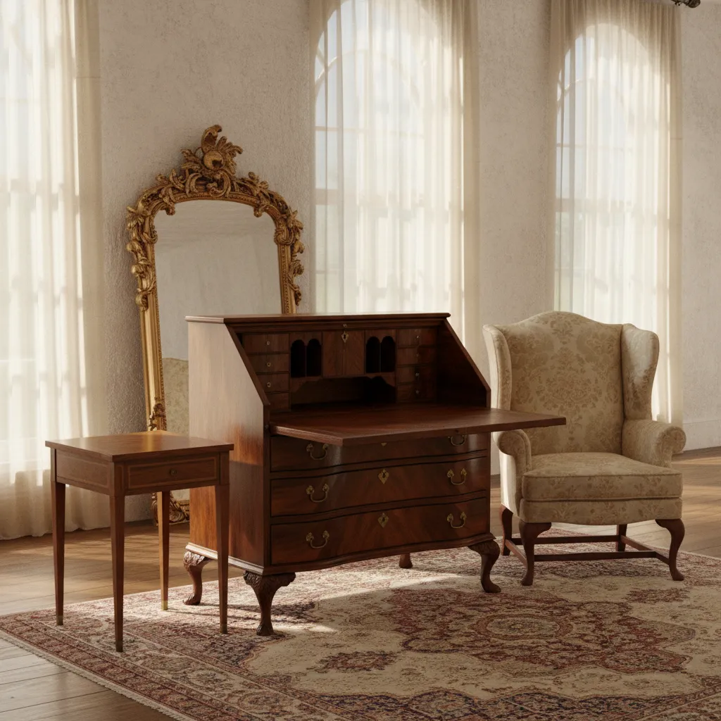 Antique Furniture Appraisal Cartoon Image from AppraiseItNow