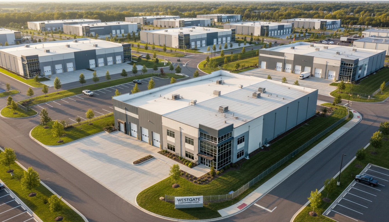 A man appraising furniture in a home. Cartoon image in purple.