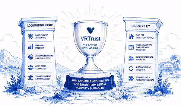 VRTrust - best of both for STR accounting