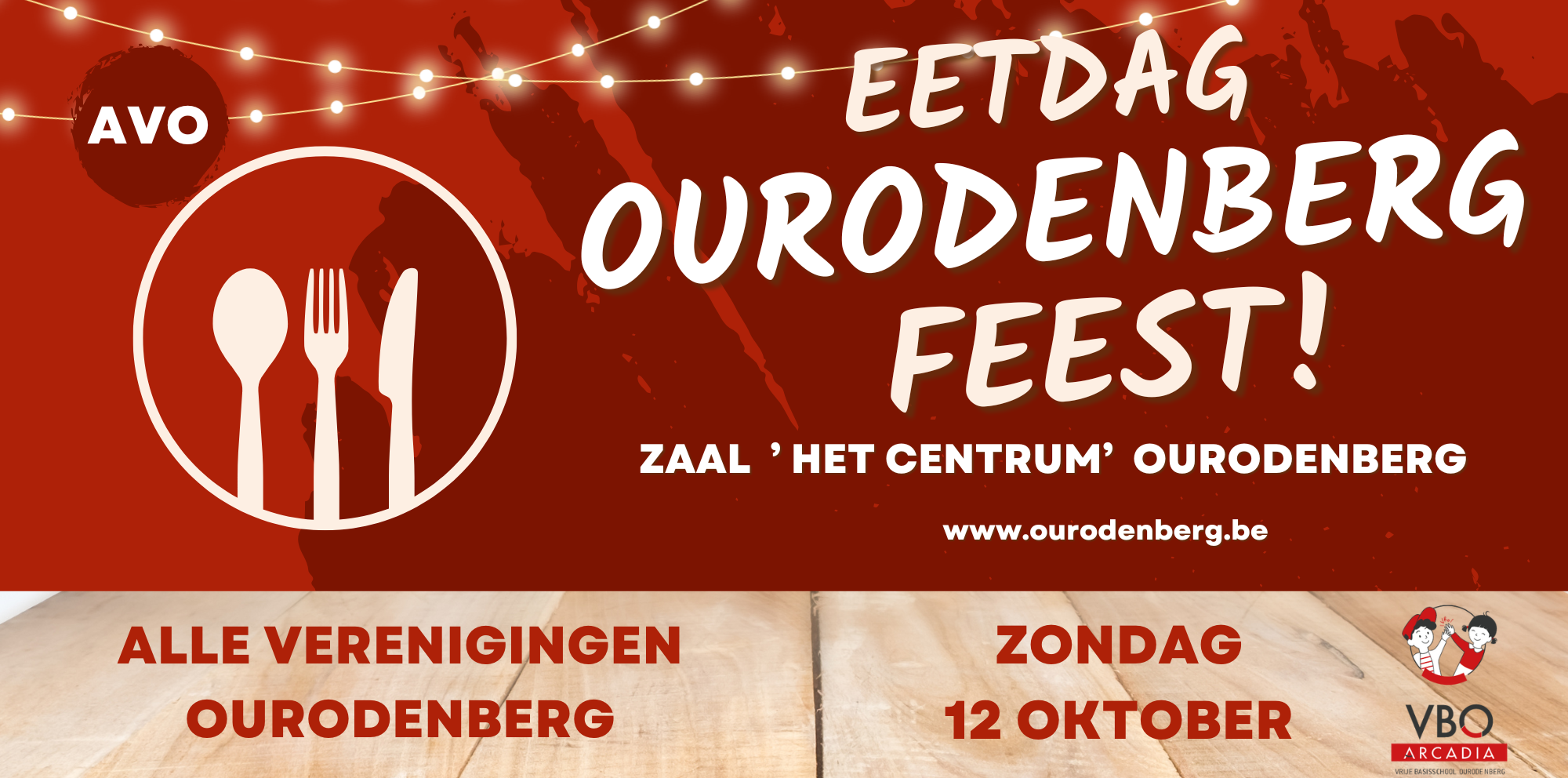 Uitslag tombola Ourodenberg feest