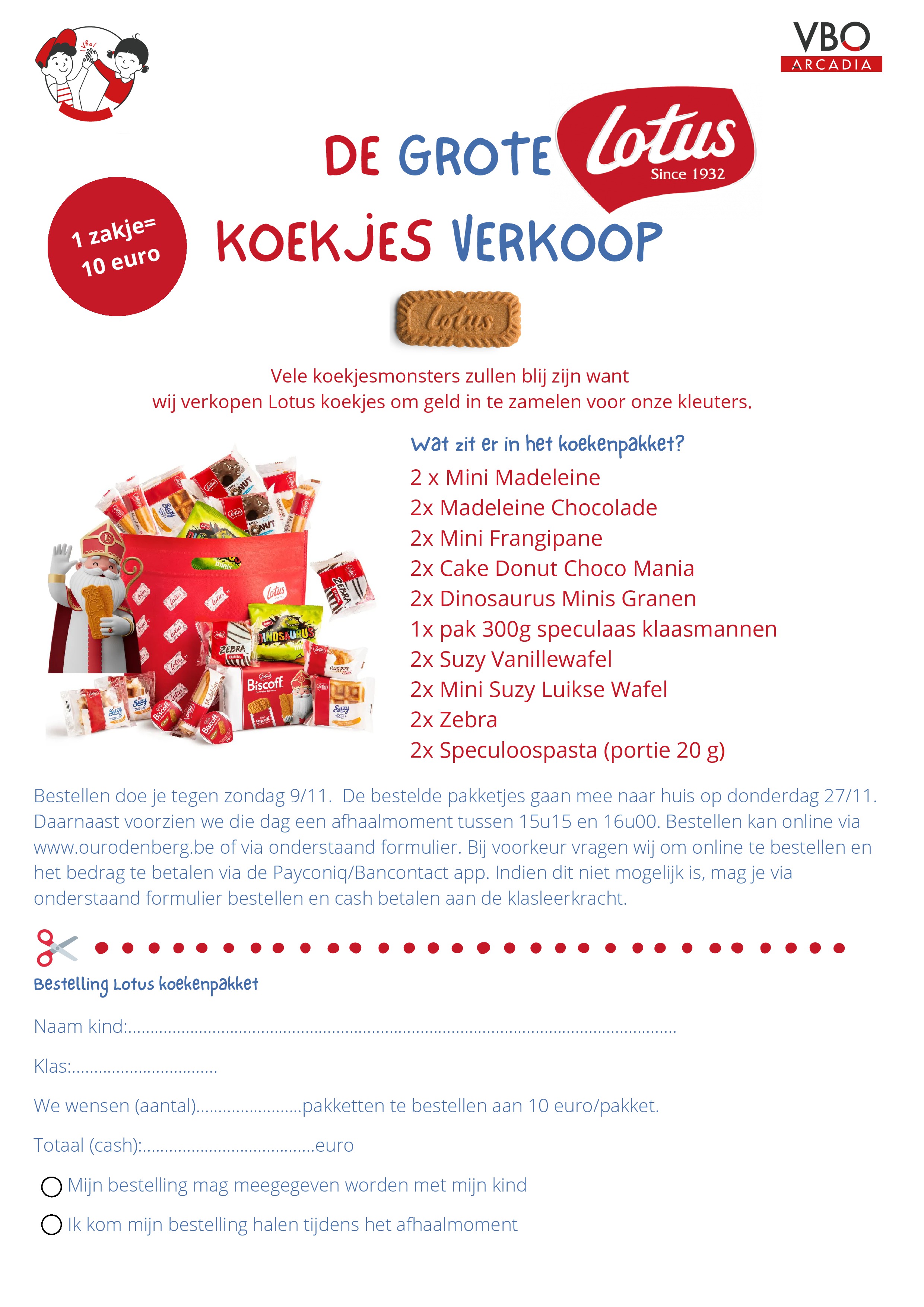Grote Lotus koekjesverkoop 