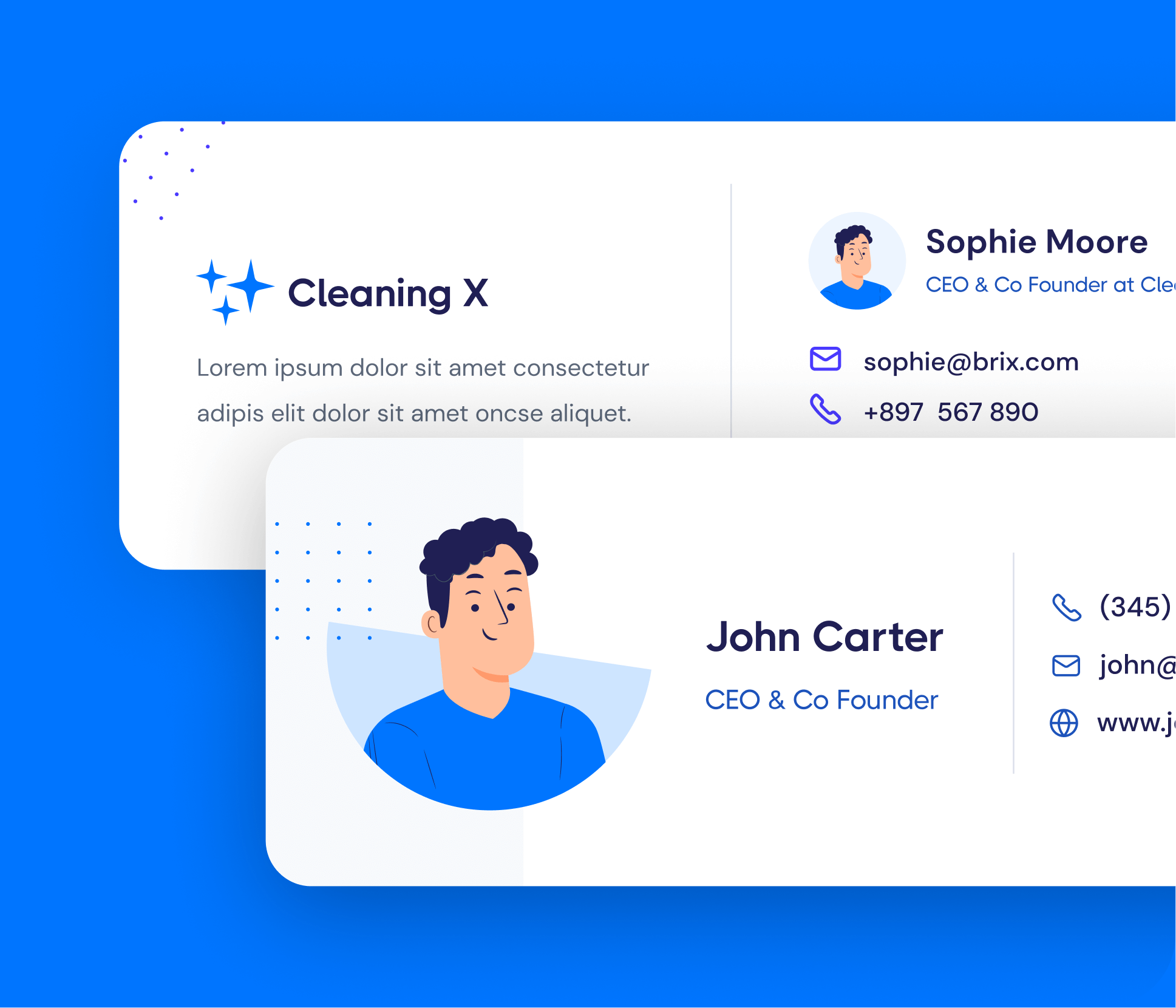 Cleaning X - Email Signature - Cleaning Services Webflow Template
