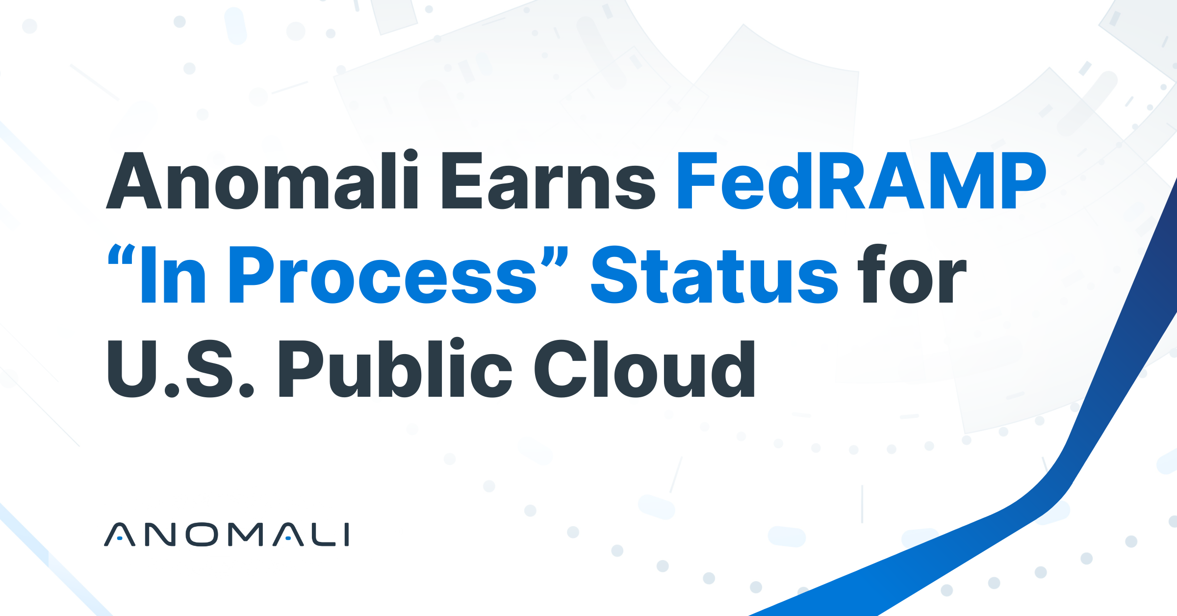 Anomali FedRAMP Announcement