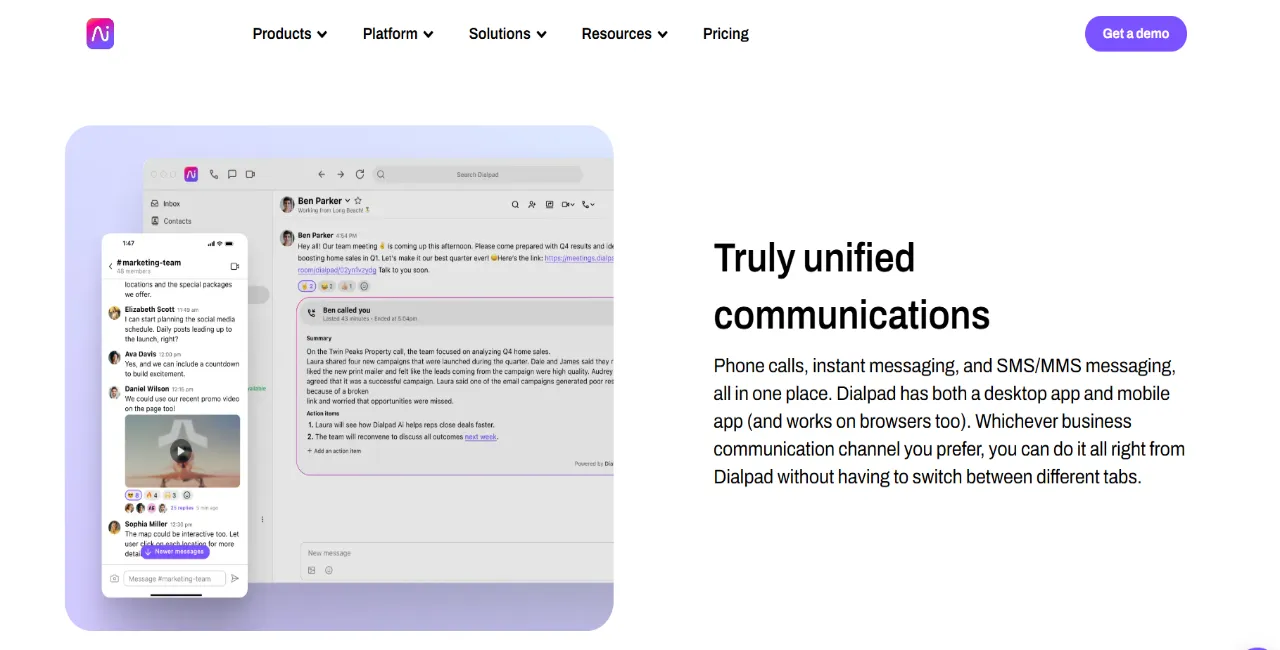 Talkroute alternatives -Dialpad