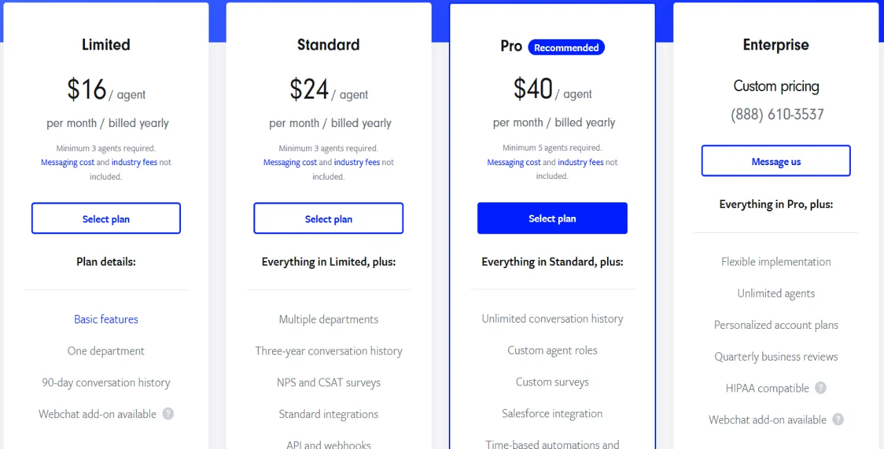 textline pricing