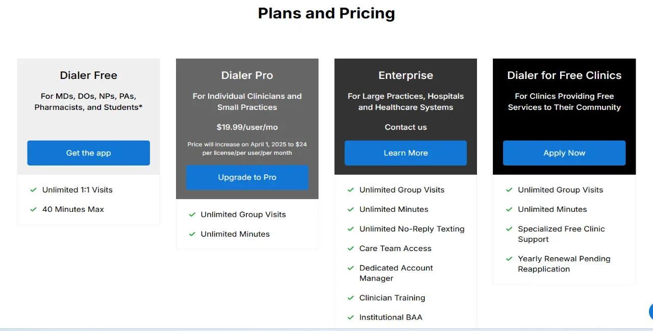 Doximity pricing