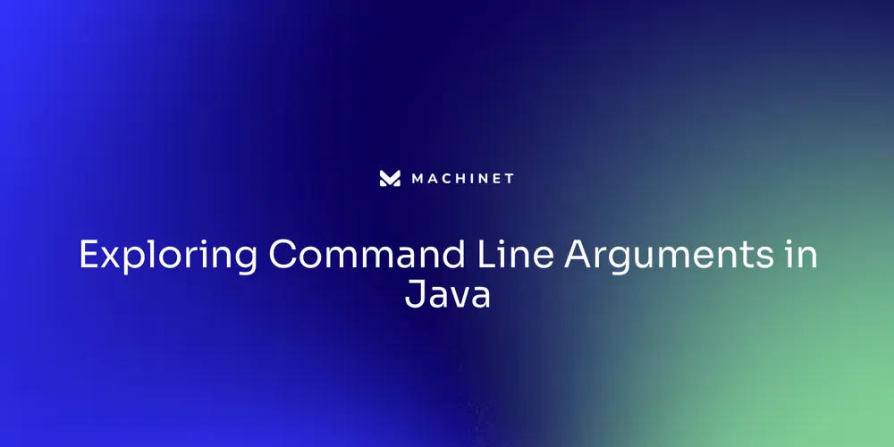 Exploring Command Line Arguments in Java