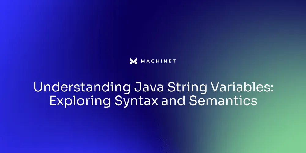 Understanding Java String Variables: Exploring Syntax and Semantics