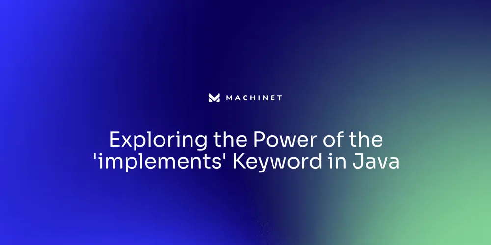 Exploring the Power of the 'implements' Keyword in Java