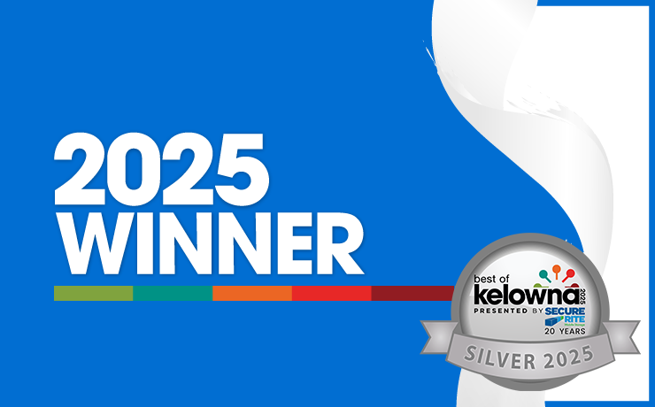 Kelowna Now Best of 2025 - SILVER!