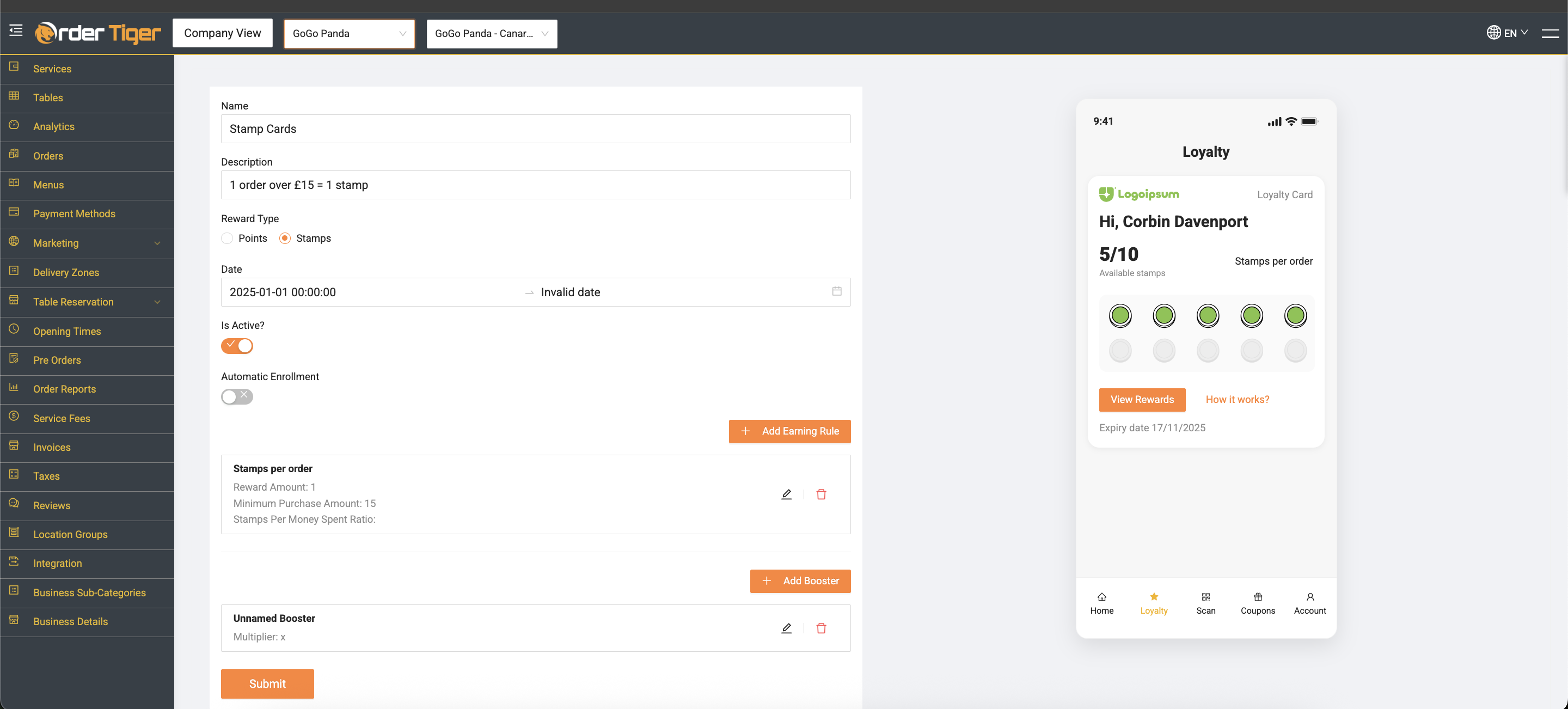 Cargar elemento de interfaz de usuario