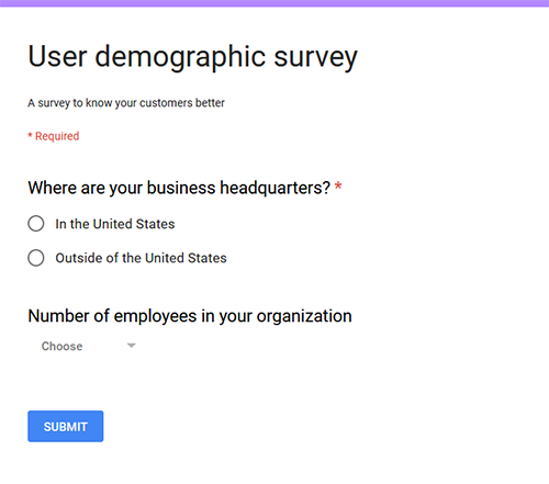 Preview your Google form