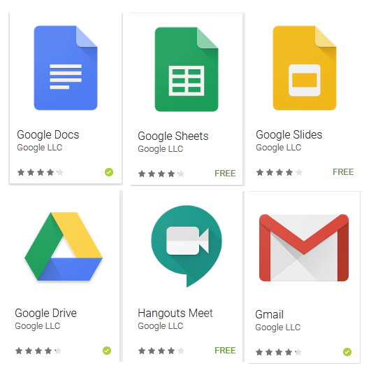 Google Workspace mobile apps