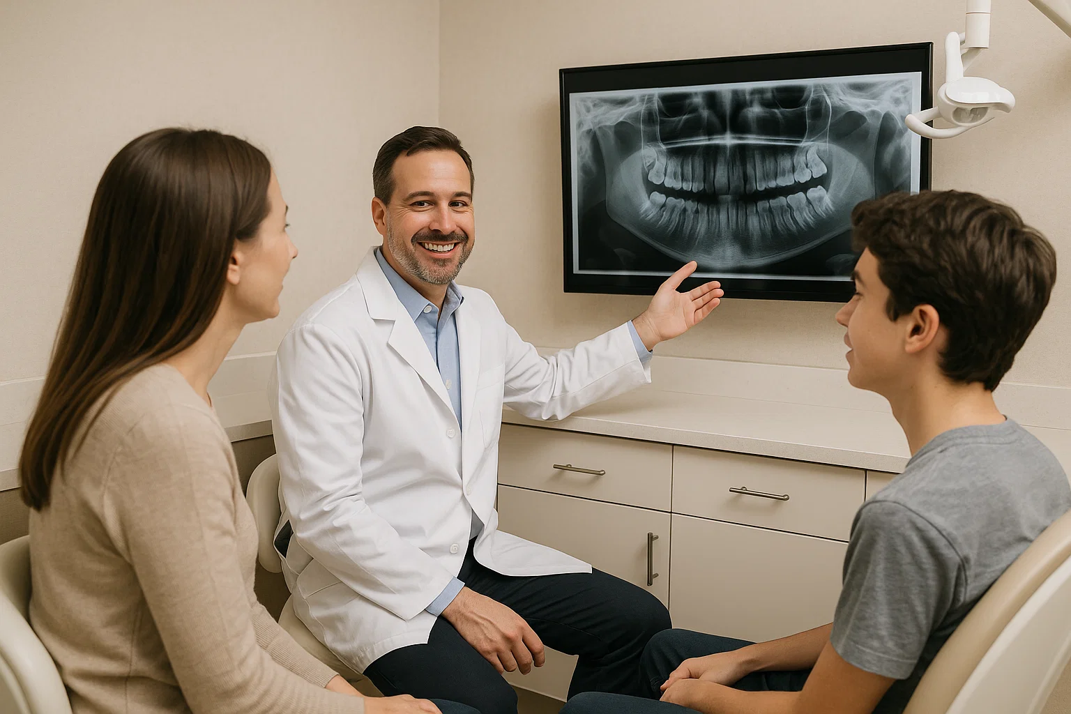 Dental exam in Fountain Valley