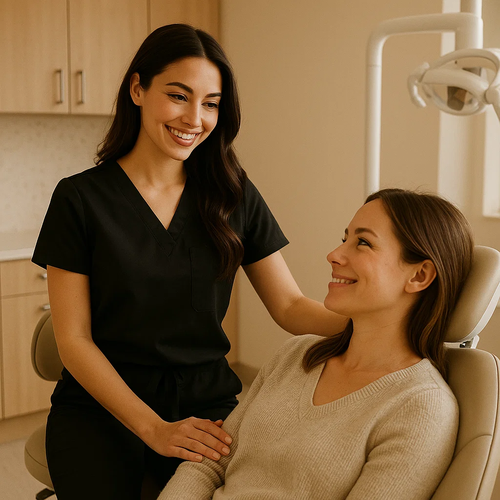 Non-invasive tools for a more relaxed visit.