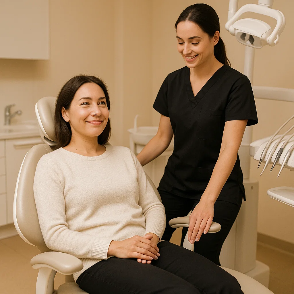 Non-invasive tools for a more relaxed visit.